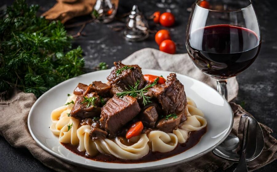 Beef bourguignon