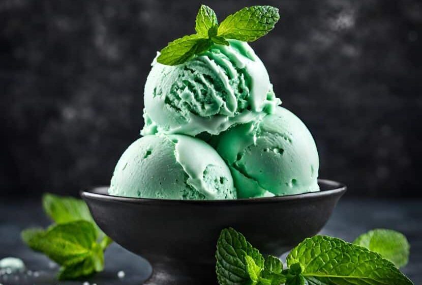 mint ice-cream