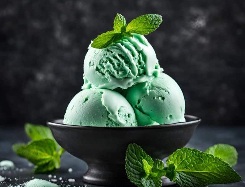 mint ice-cream