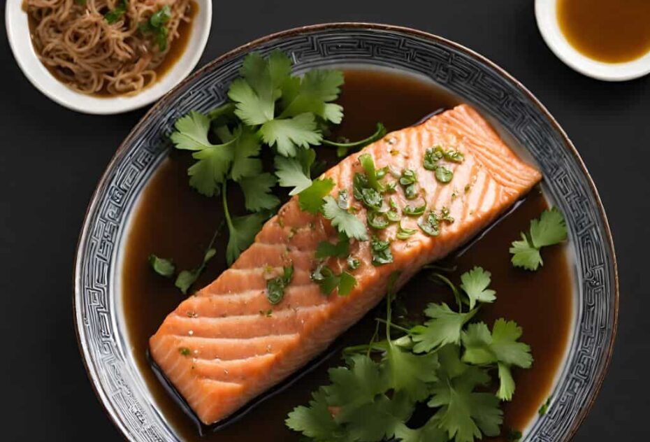 Chinese-Style Baked Salmon