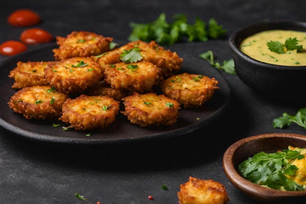 Papad Paneer Fritters Recipe